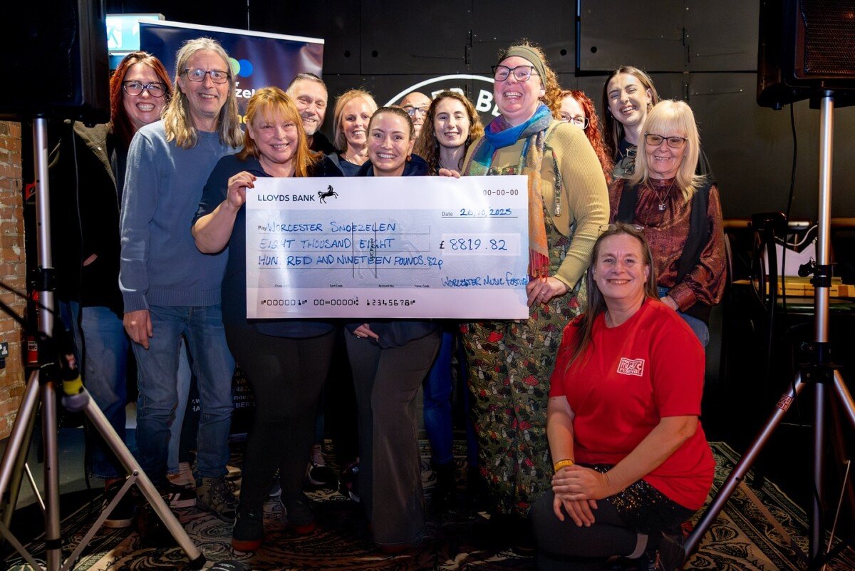 Worcester Music Festival raised an incredible £8,819.82 for Worcester Snoezelen!